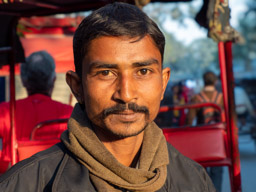 Our rickshaw driver
