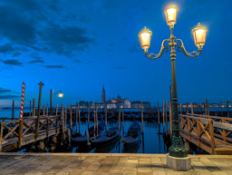 Gondolas and the Church of San Giorgio Maggiore