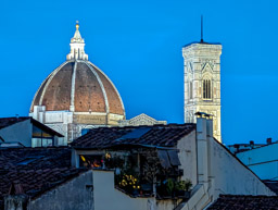 Santa Maria del Fiore and Giotto's Bell Tower From Our Hotel Room - Florence